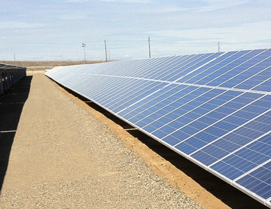 Image of NLH1 solar field