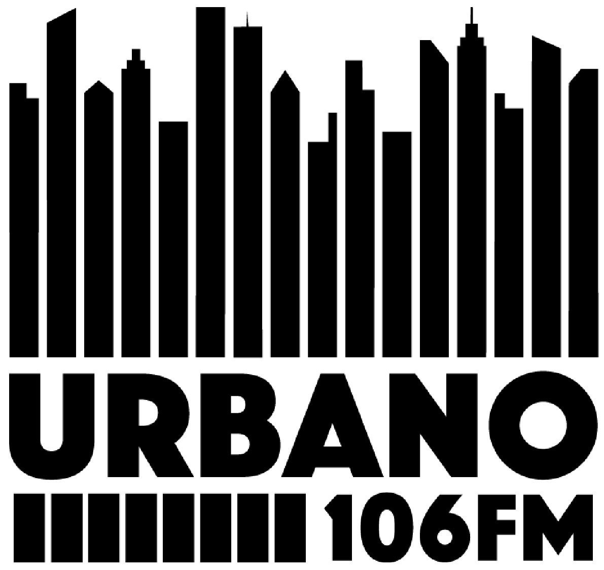 logo urbano 106 negro (1)